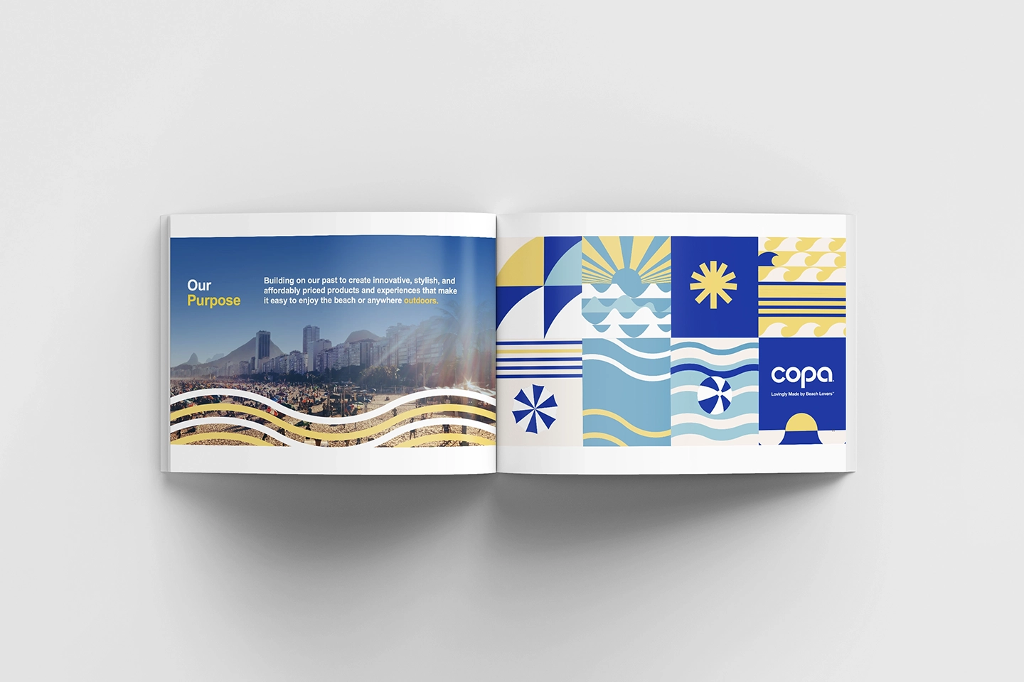 Copa Brand Book Spread